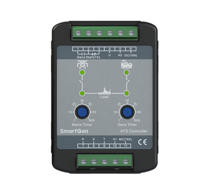 SmartGen HAT310 Контролер ATS 230/400 В змінного струму, 50-60 Гц, 1-3 фази
