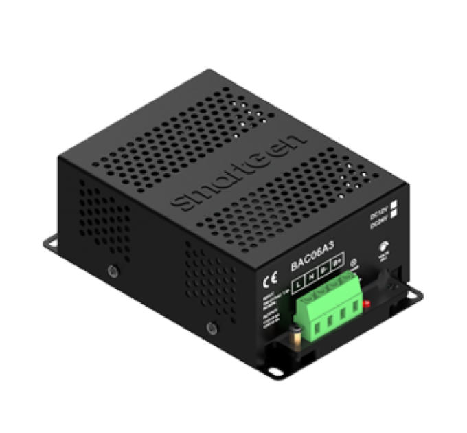 SmartGen BAC06A3 (12V/6A, 24V/3A, 90-305VAC, 50/60Hz) Switching battery charger