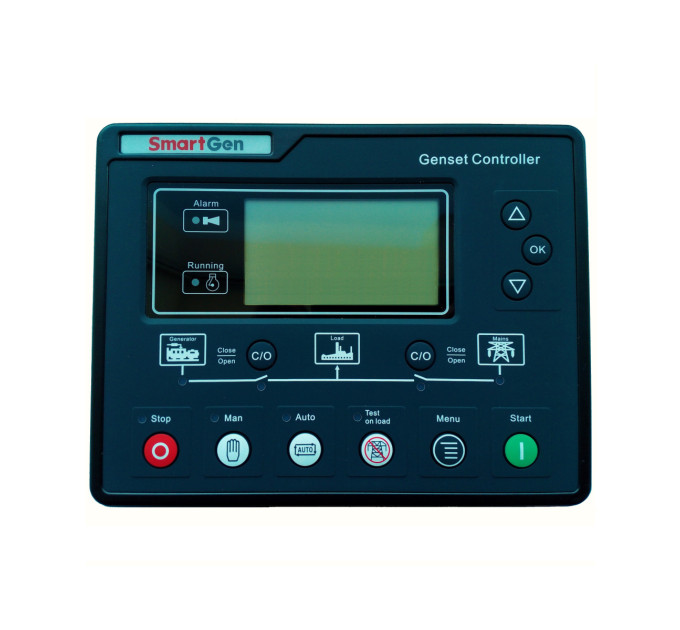SmartGen HGM6120U Контролер генератора для автоматичного переходу на резервний джерело живлення (AMF).