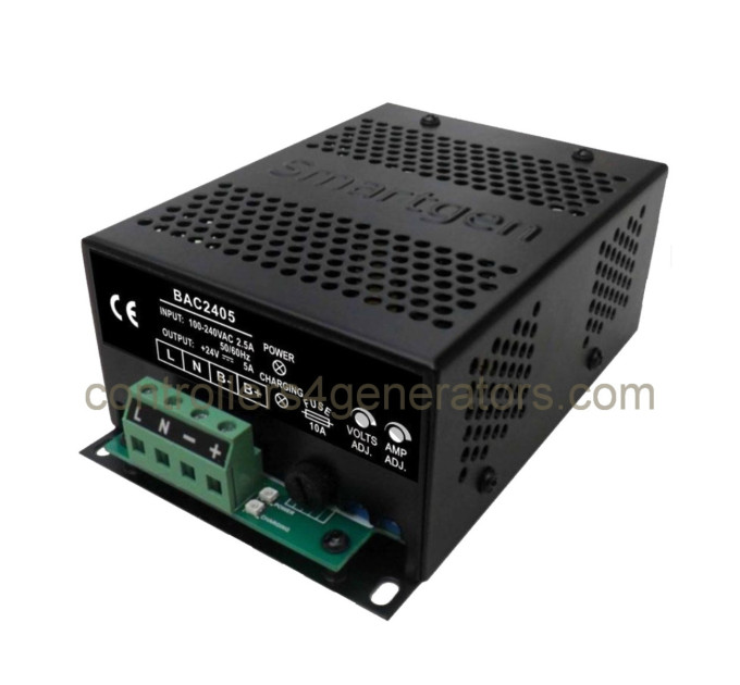 SmartGen BAC2405 (24V/5A, 90-280VAC, 50/60Hz) Battery charger