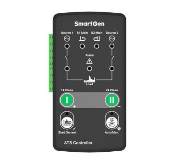 SmartGen HAT162 ATS контролер призначений для двоступеневого вимикача автоматичного ввімкнення джерел живлення