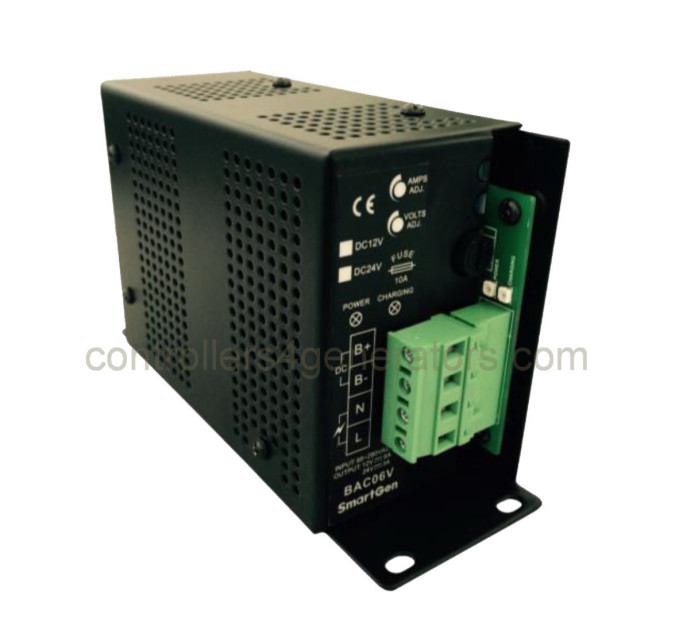 BAC06V (12V6A/24V3A) Зарядний пристрій, плаваючий, двоступеневий