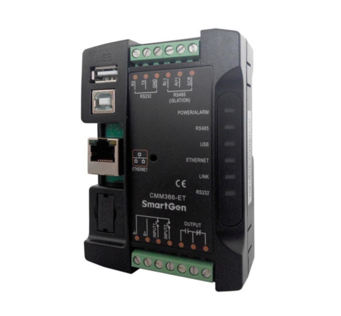 SmartGen CMM366-ET Ethernet remote monitoring module with Modbus support