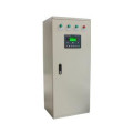 Серія шкафів GCP вертикального типу, придатна для одиночної автоматизованої системи, складеної з мережі та агрегата (>100 кВт).