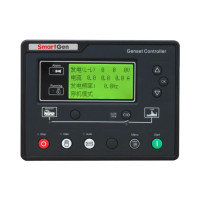 Контролер генератора SmartGen HGM6110U з LCD-дисплеєм та силіконовою панеллю.