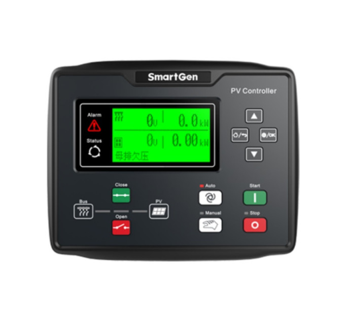 SmartGen HES7120-PV Гібридний енергетичний контролер підходить для сонячних енергетичних систем з інвертором.
