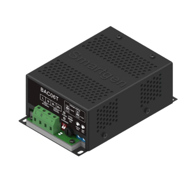 SmartGen BAC06T (12V/6A, 24V/3A, 90-305VAC, 50/60Hz) Battery charger