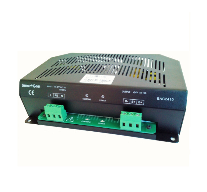 SMARTGEN BAC2410-24V зарядний пристрій акумулятора генератора (24V/10A, 90-305VAC, 50/60Hz)