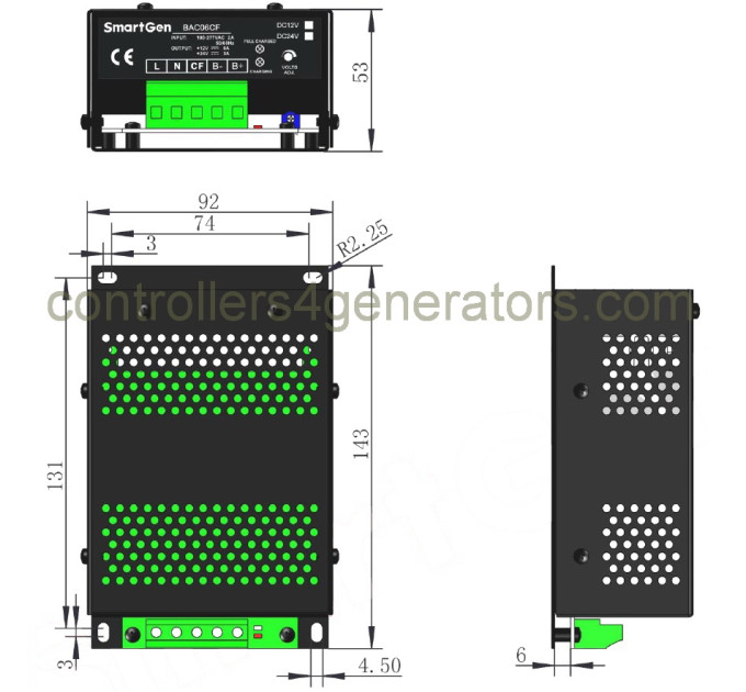 SmartGen BAC06CF-24V Зарядний пристрій