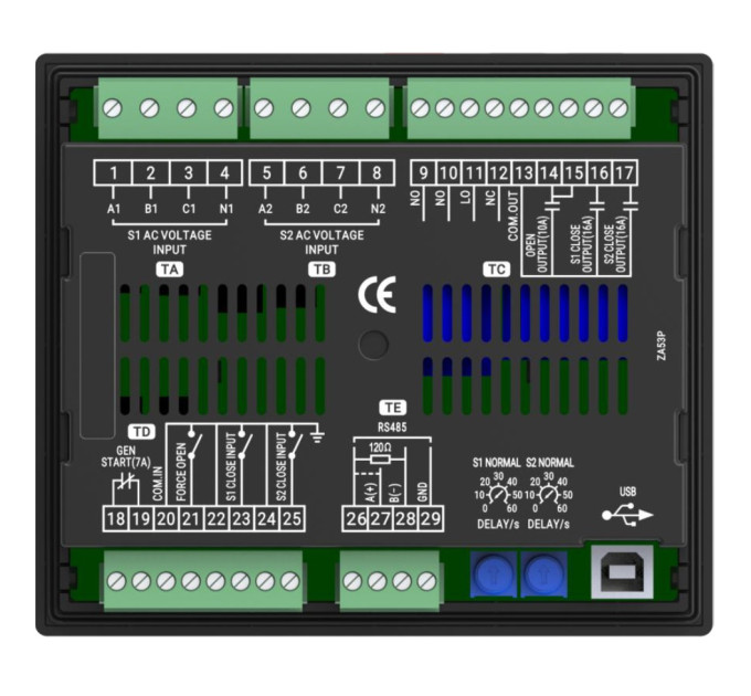 SmartGen HAT530P Dual power ATS controller