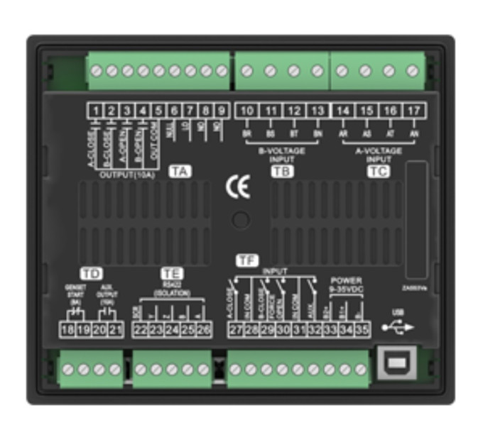 SmartGen HAT553LT Dual power ATS controller