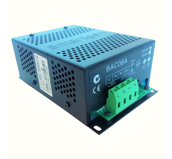 SmartGen BAC06A-12V (12V/6A, 90-280VAC 50/60Hz) Зарядний пристрій