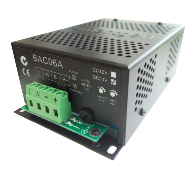SmartGen BAC06A-24V (24V/3A, 90-280VAC 50/60Hz) Зарядний пристрій