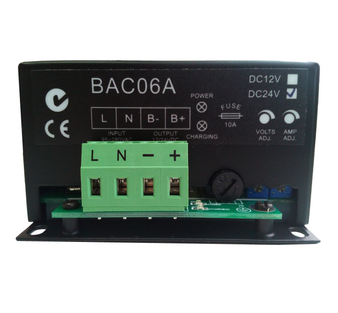 SmartGen BAC06A-24V (24V/3A, 90-280VAC 50/60Hz) Зарядний пристрій