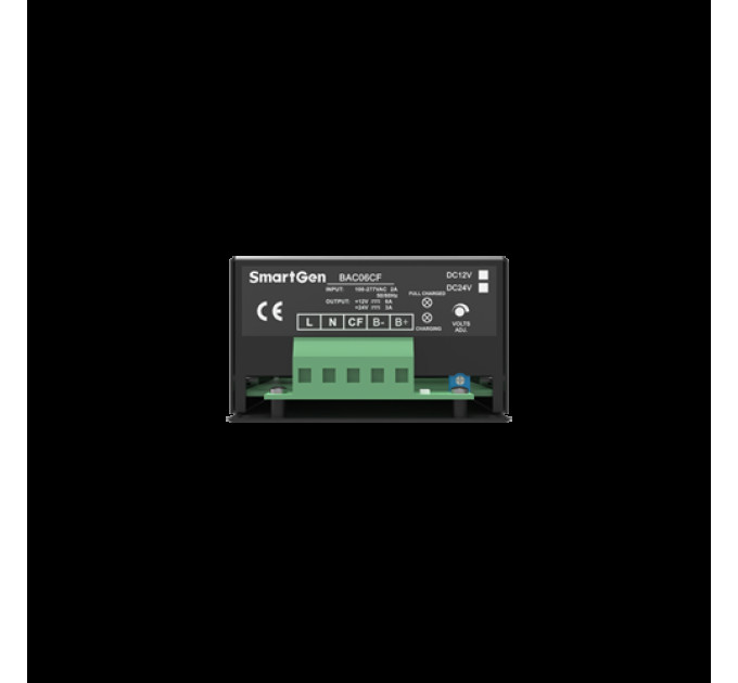 SmartGen BAC06CF-12V (12V/6A, 90-305VAC, 50/60Hz) Battery charger