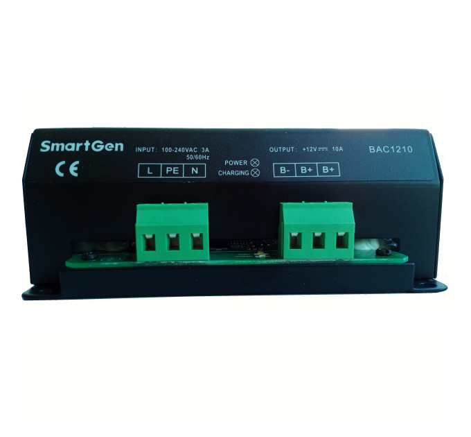 SmartGen BAC1210-12V (12V/10A, 90-280VAC 50/60Hz) зарядний пристрій акумулятора генератора