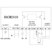 SmartGen BACM2410 (24V/10A, 90-280VAC, 50/60Hz) Battery charger