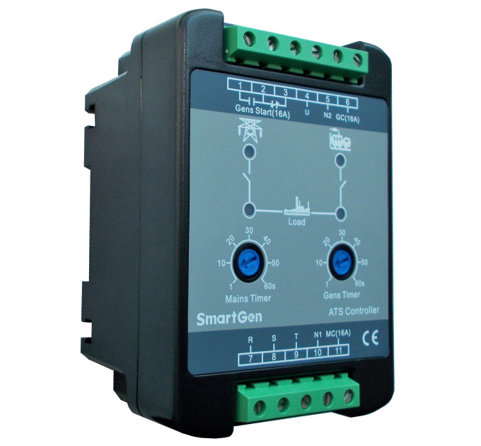 SmartGen HAT310-S01 ATS Контролер 120/240VAC, 50-60Hz, 1-3 фазова версія