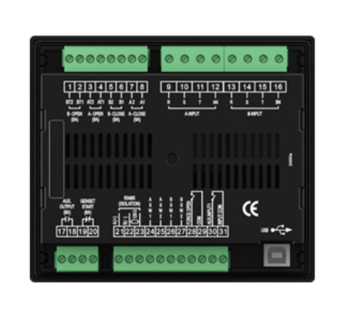 SmartGen HAT552 Контролер двоступеневого автоматичного вимикача для ATS без розриву потоку