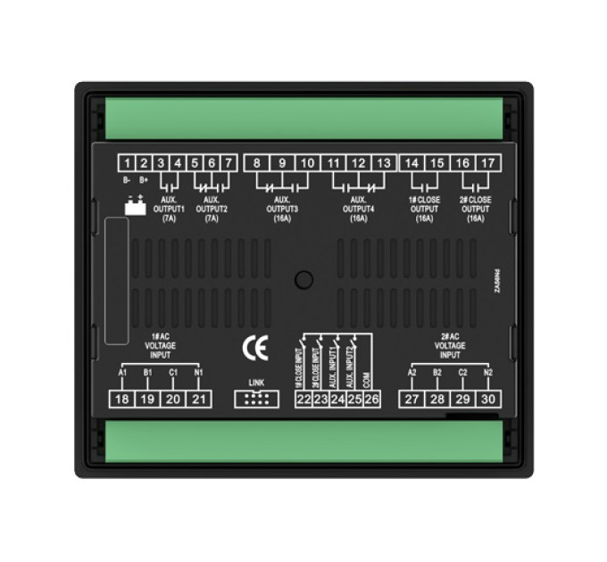 SmartGen HAT560NBC Контролер, PC двоступеневий, PC триступеневий, вимикач зі змінними контактами та вимикач з замкненими контактами