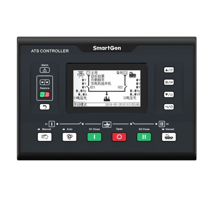 SmartGen HAT820S контролер подвійного живлення АТС