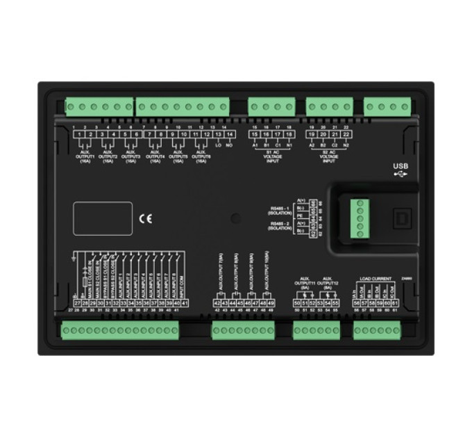 SmartGen HAT880S Dual power bypass ATS controller