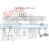 SmartGen HGM6120CAN Контролер генератора AMF