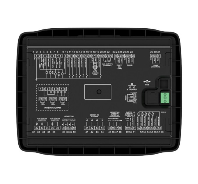 SmartGen HGM8110DC модуль автоматичного запуску + USB + RS485 + ETHERNET