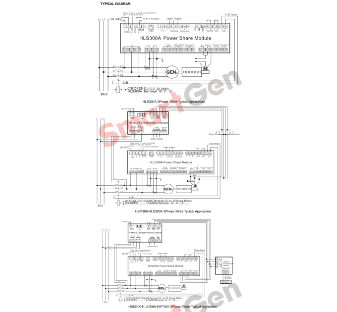 SmartGen HLS300A Power share module