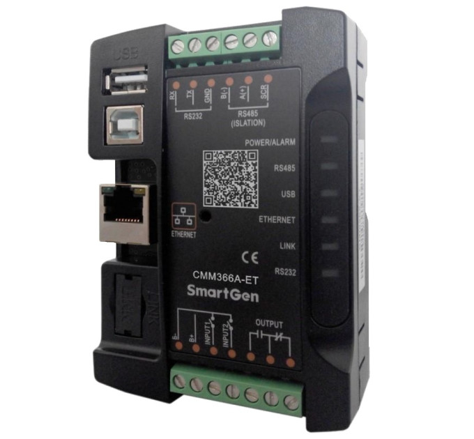 SmartGen CMM366A-ET Провідний Ethernet Модуль моніторингу хмарового з'єднання