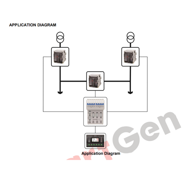 SmartGen ATA821 Адаптер двостороннього перемикача, придатний для HAT600/HAT600N/HAT600P/HAT700