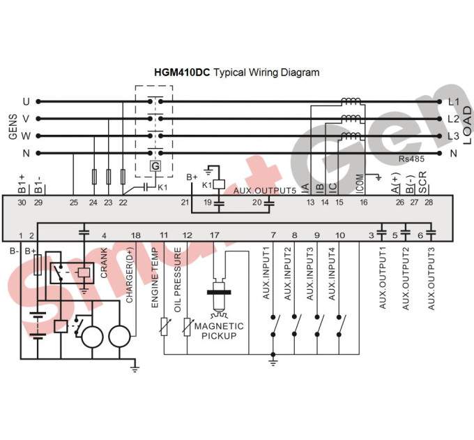 SmartGen HGM410DC ККонтролер генератора