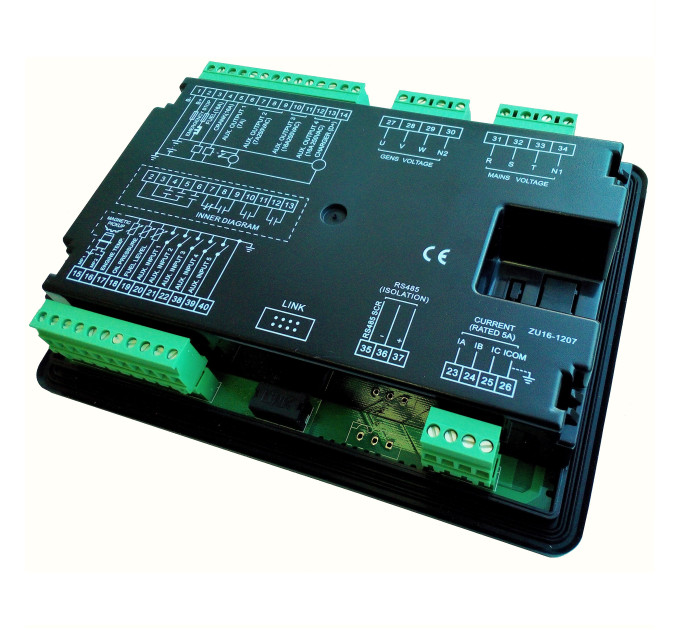 SmartGen HGM6120U Контролер генератора для автоматичного переходу на резервний джерело живлення (AMF).